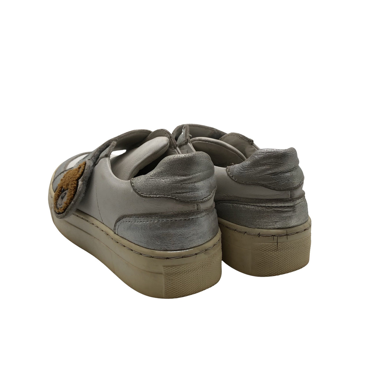 Unisex Moschino Teen - Casual sneakers, size 32 - Silver (2)
