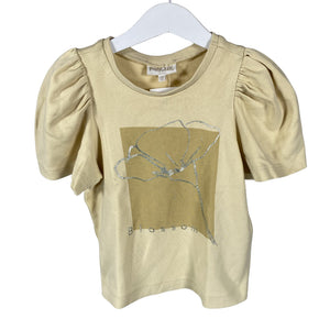 Unisex POMPdeLUX - T-shirt, size 110 - 116 - Beige (1)