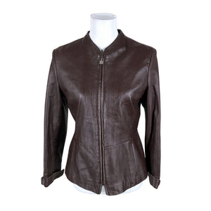 Unisex Ril's - Leather jacket, size 36 - Brown (1)