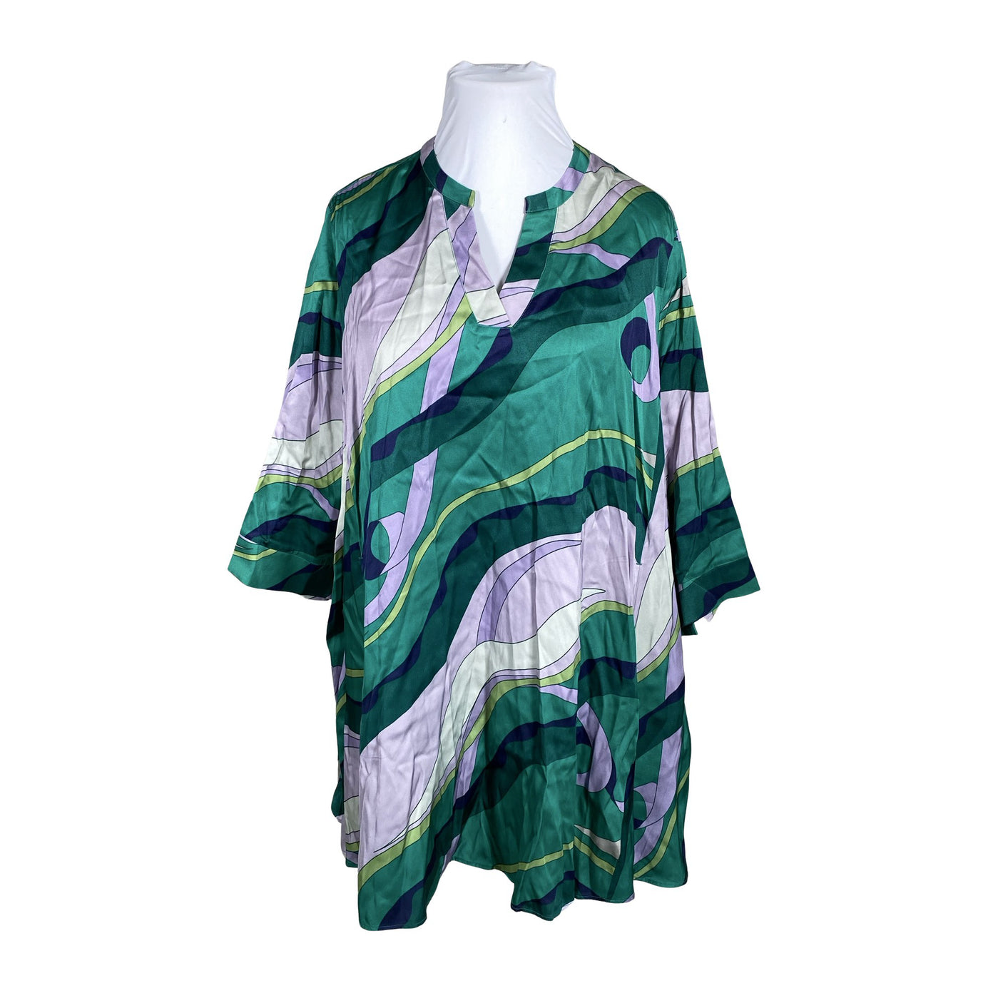 Unisex Ulla Popken - Tunic, size 54 - Green (1)