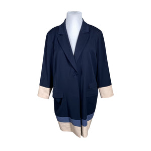 Unisex Zizzi - Trench coat, size 52 - Blue (1)