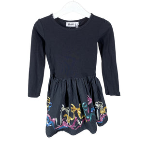 Unisex Molo Kids - Tricot dress, size 98 - 104 - Black (1)