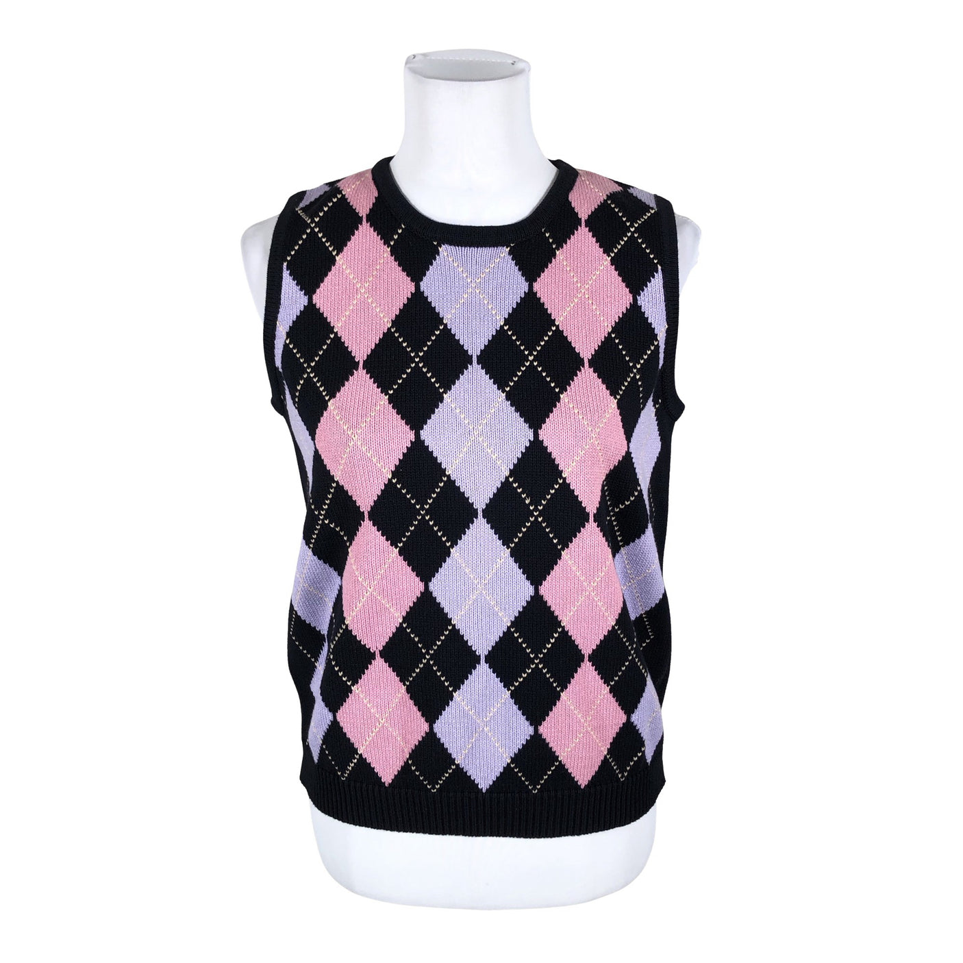 Unisex Global - Knit vest, size 38 - Black (1)
