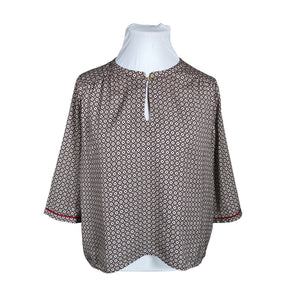 Unisex Holly & Whyte by Lindex - Short-sleeved blouse, size 46 - Beige (1)