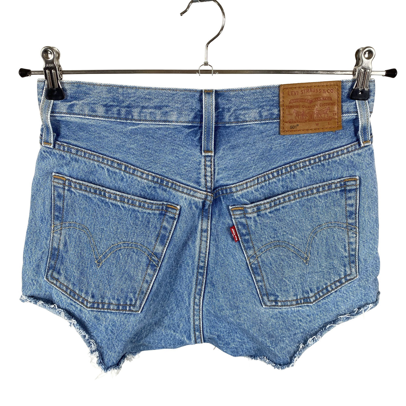 Unisex Levi's - Denim shorts, size W25 - Blue (2)