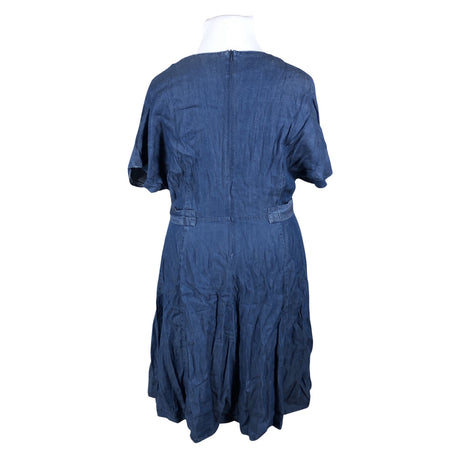 Unisex Lindex - Denim dress, size 44 - Blue (2)