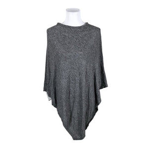 Unisex Cashmere - Poncho, size 38 - Gray (1)
