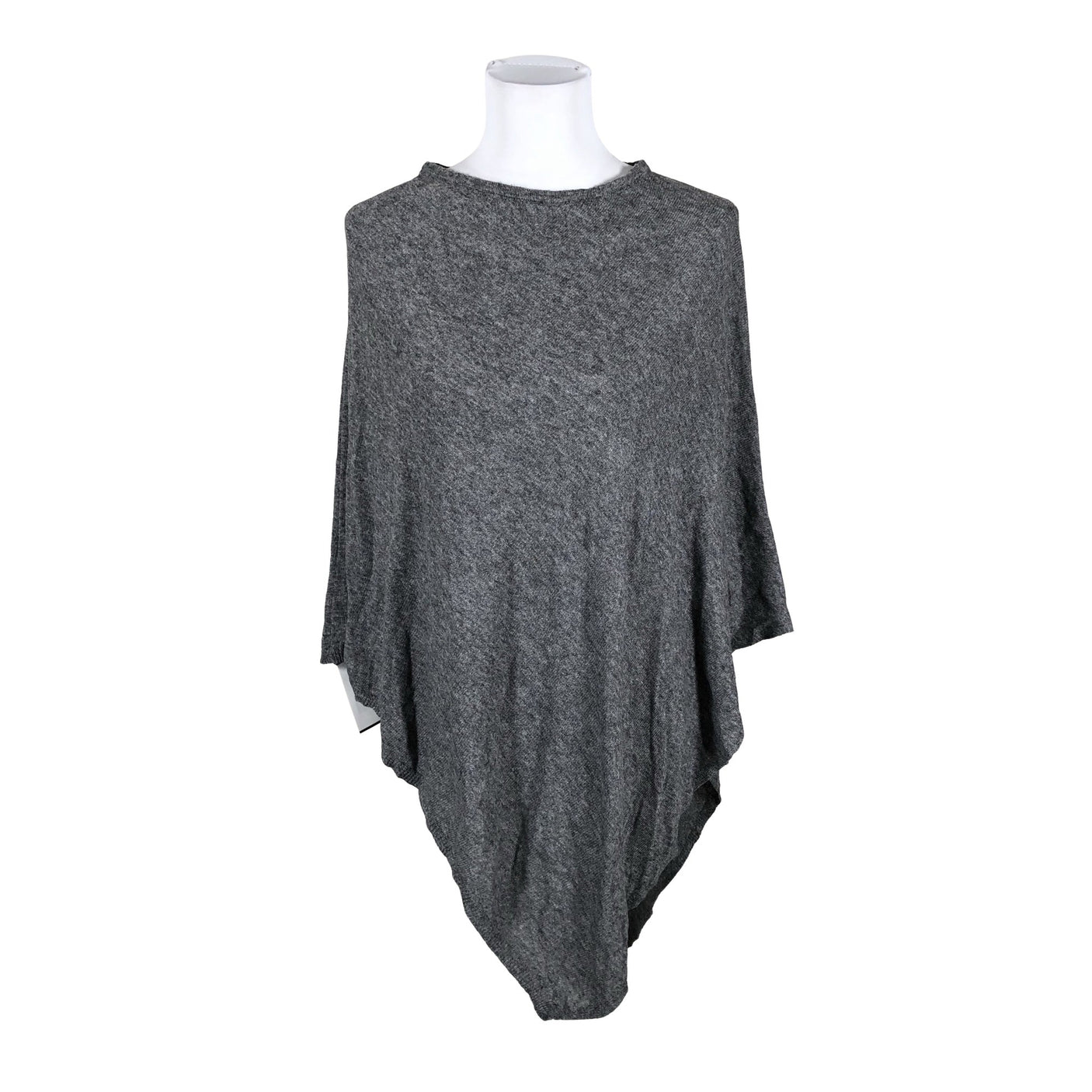 Unisex Cashmere - Poncho, size 38 - Gray (2)