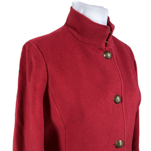 Unisex Lauren Ralph Lauren - Wool coat, size 44 - Red (2)