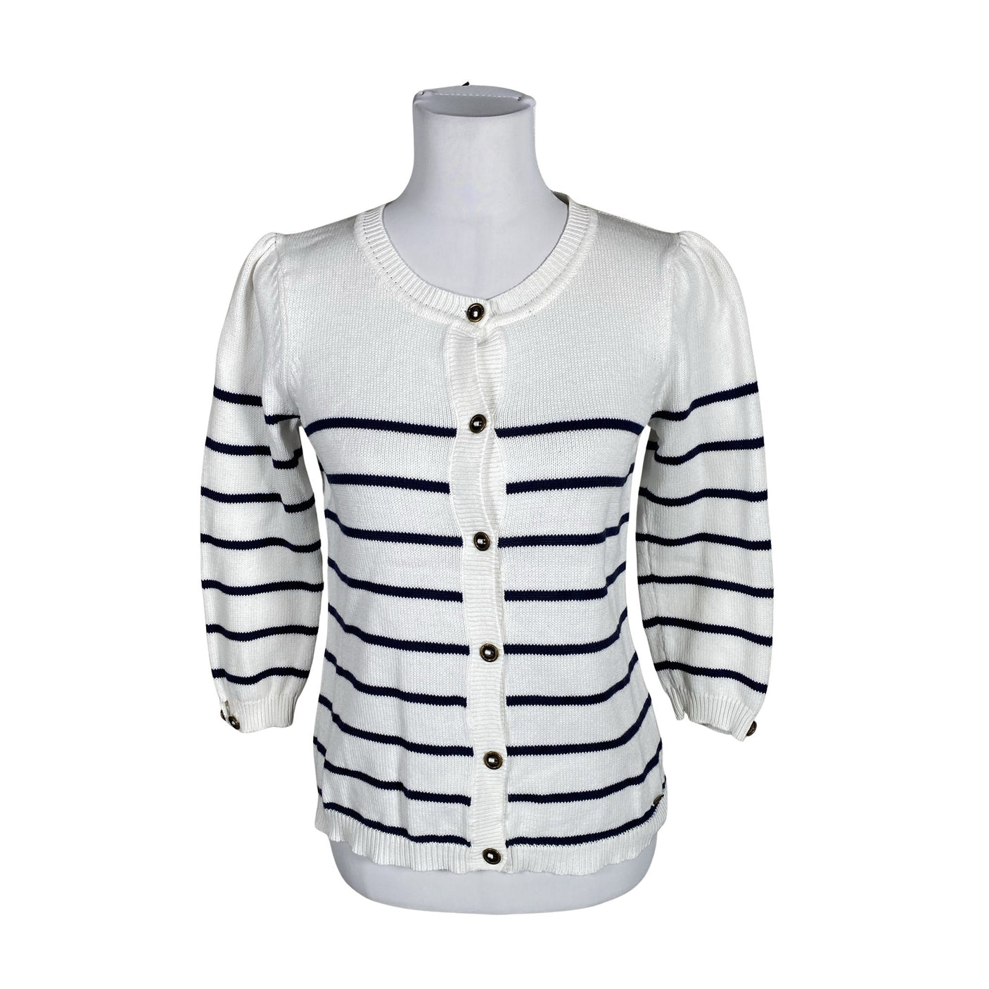 Unisex Global - Cardigan, size 38 - White (1)
