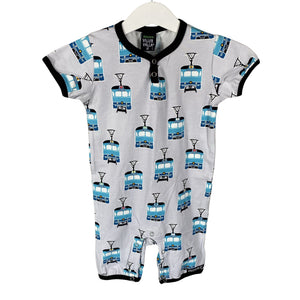 Unisex Villervalla - Short overalls, size 86 - 92 - Gray (1)