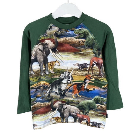 Unisex Molo Kids - Tricot shirt, size 104 - 110 - Green ()