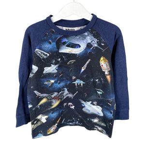 Unisex Molo Kids - Tricot shirt, size 98 - 104 - Blue (1)