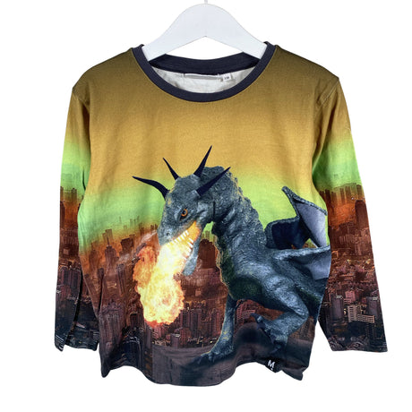 Unisex Molo Kids - Tricot shirt, size 110 - 116 - Gray ()