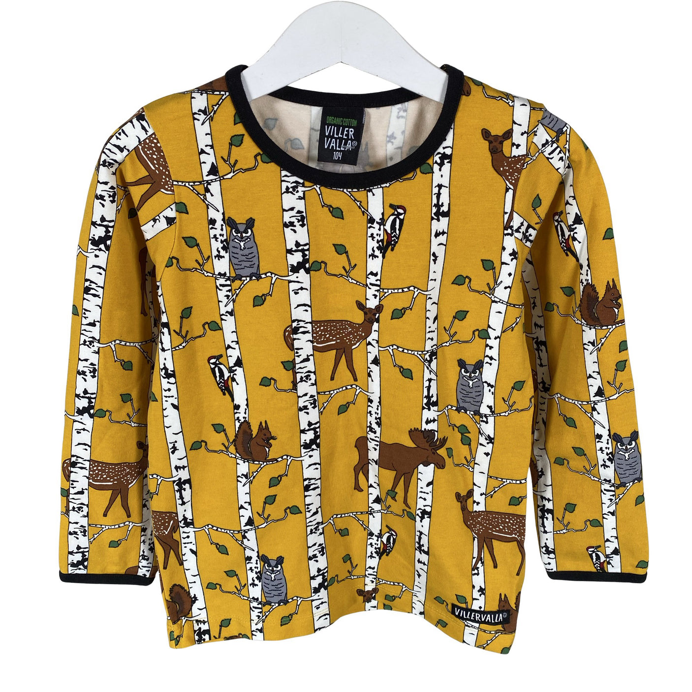 Unisex Villervalla - Tricot shirt, size 98 - 104 - Yellow (1)