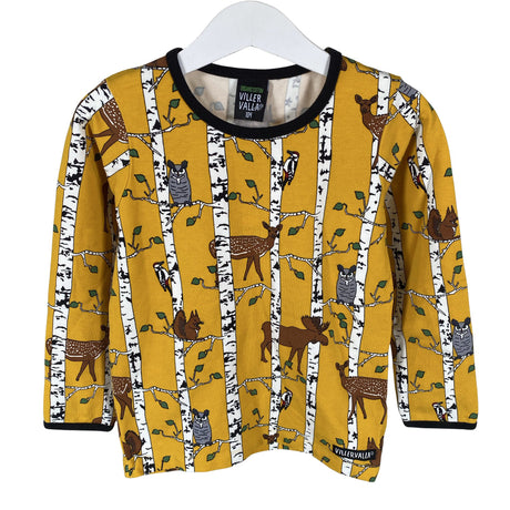 Unisex Villervalla - Tricot shirt, size 98 - 104 - Yellow ()