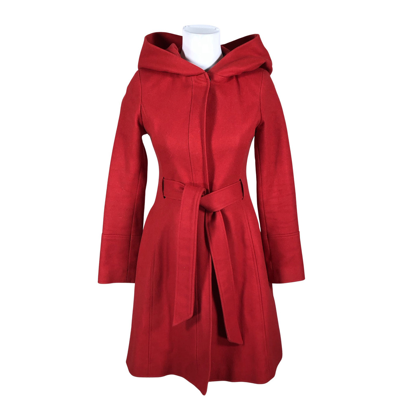 Unisex Naf Naf - Wool coat, size 34 - Red (1)