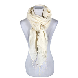Unisex Gudrun Sjöden - Scarf, size Maxi - Natural white (1)