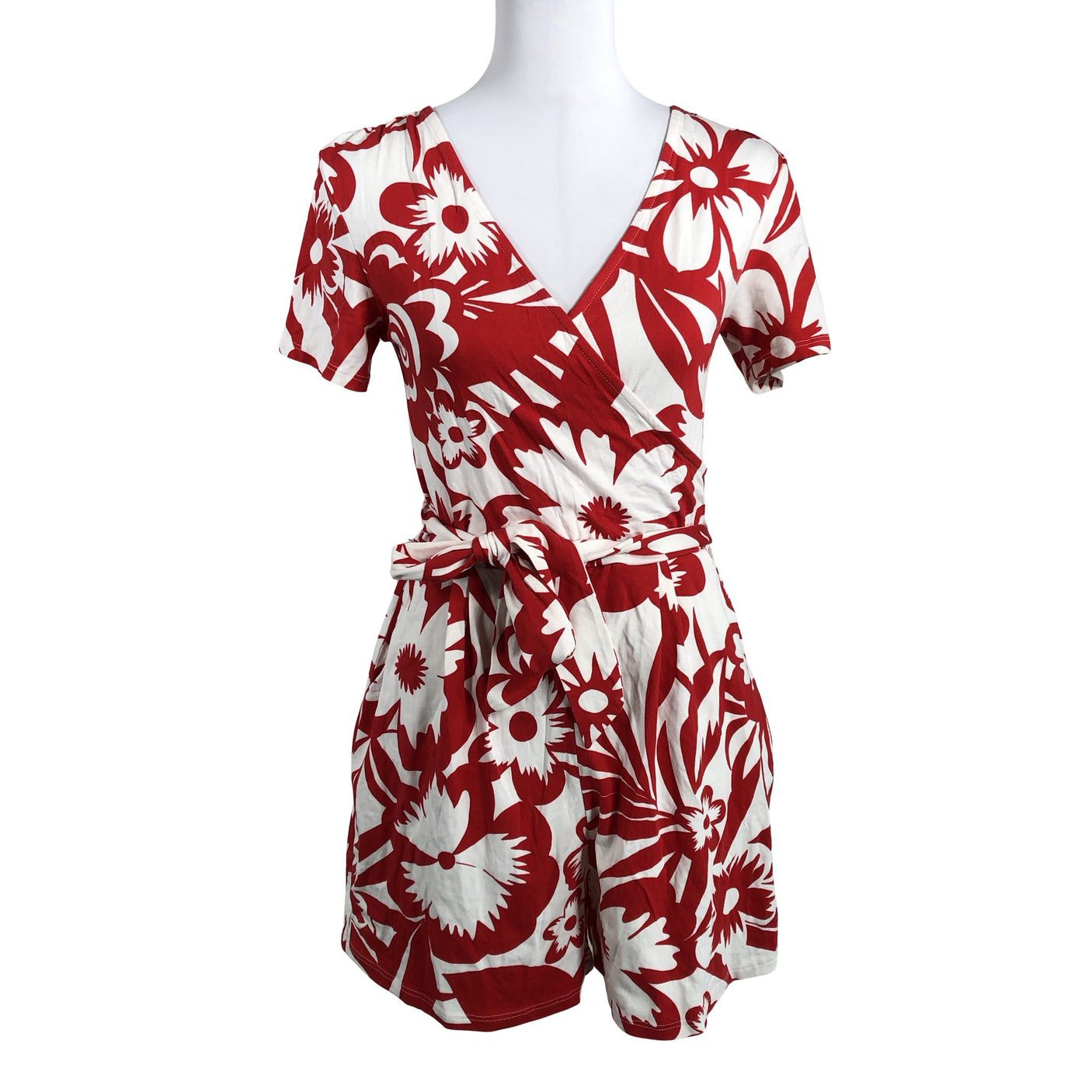 Unisex Boden - Short overalls, size 34 - Red (1)