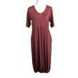 Unisex House of Lola - Tricot dress, size 40 - Wine red ()