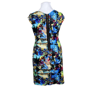 Unisex Joseph Ribkoff - Sheath dress, size 42 - Blue (2)