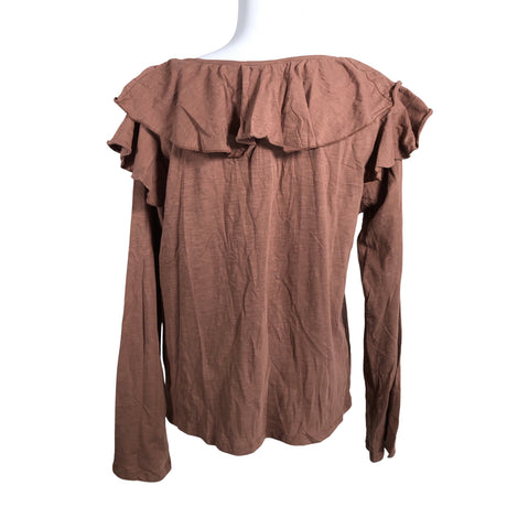 Unisex Odd Molly - Tricot shirt, size 44 - Brown (2)