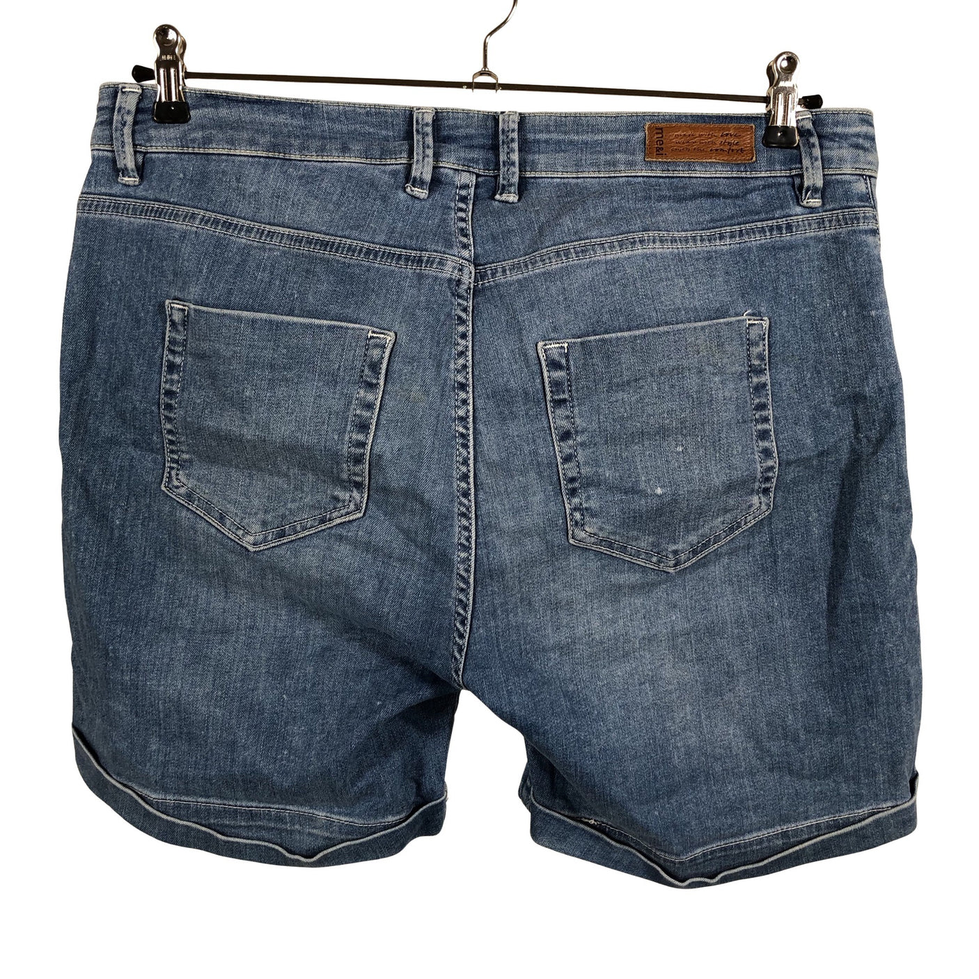 Unisex me&i - Denim shorts, size W31 - Light blue (2)