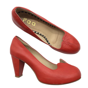 Unisex Paa - High heels, size 38 - Red (1)