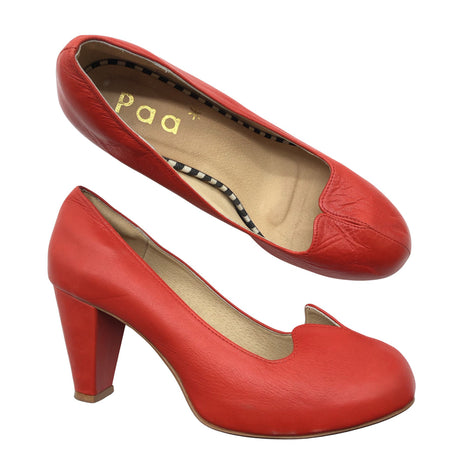 Unisex Paa - High heels, size 38 - Red (2)