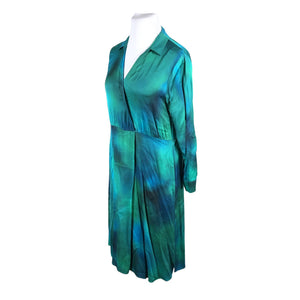 Unisex Gerry Weber - Schiffon dress, size 44 - Green (3)