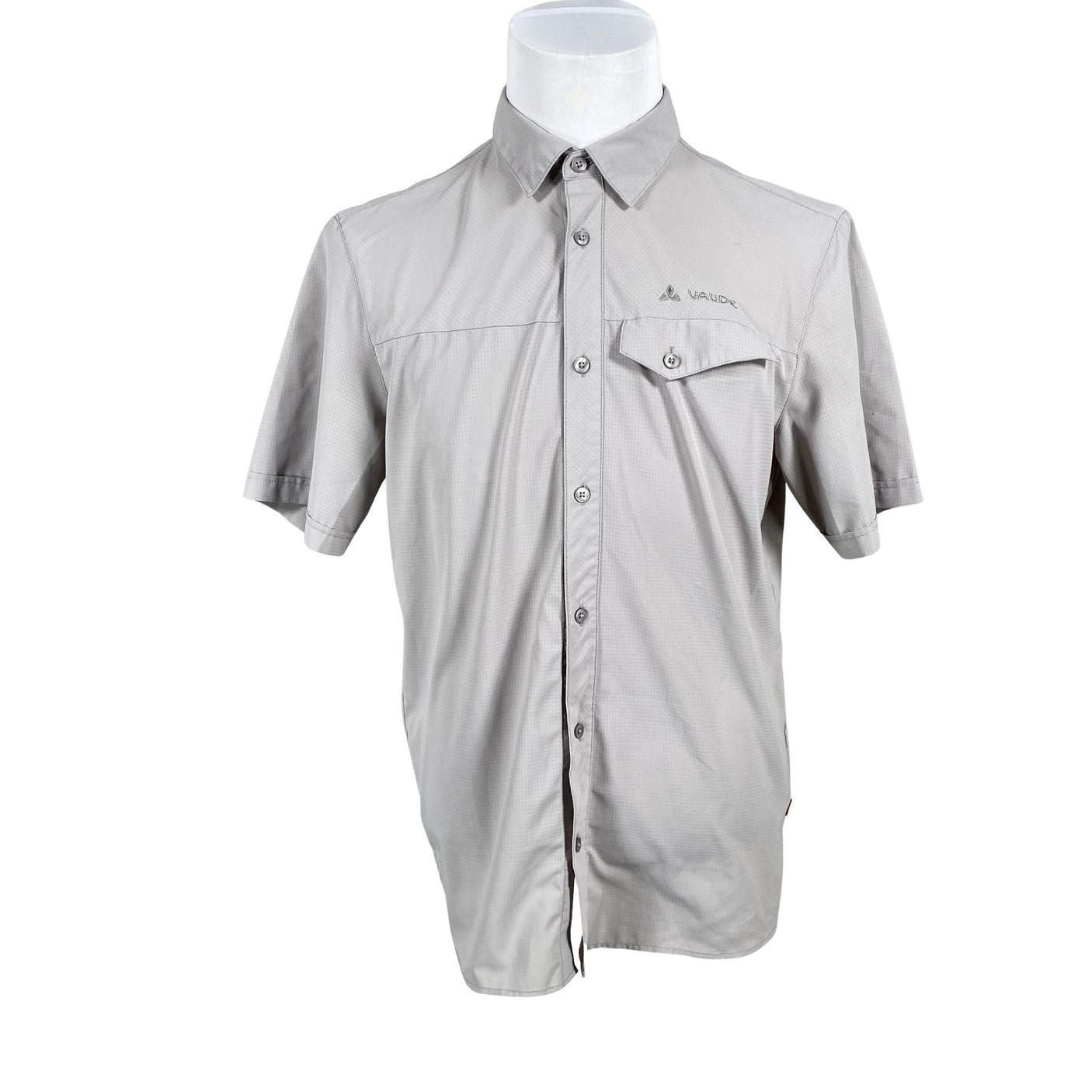 Unisex Vaude - Sports shirt, short sleeve, size M - Gray (1)