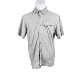 Unisex Vaude - Sports shirt, short sleeve, size M - Gray (1)