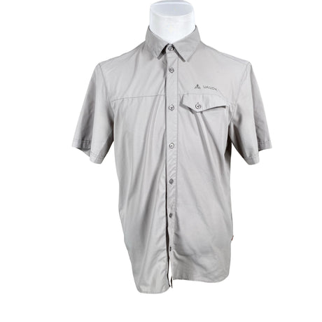 Unisex Vaude - Sports shirt, short sleeve, size M - Gray ()
