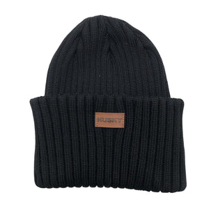 Unisex Husky - Winter beanie, size 54 - 56 cm - Black (2)