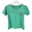Unisex Soc - Sports shirt, short sleeve, size 98 - 104 - Green ()
