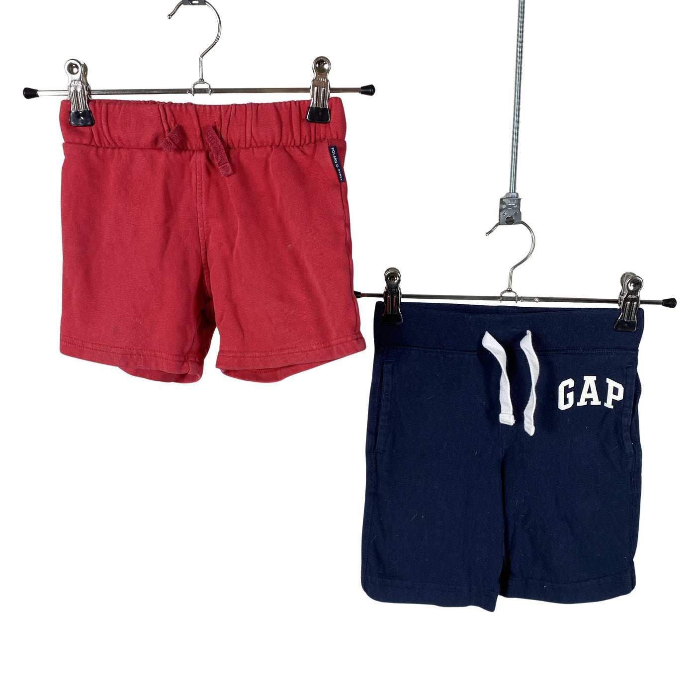Unisex Polarn O. Pyret - Sweatshorts, size 86 - 92 - Red (1)
