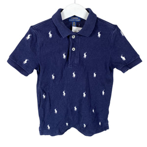 Unisex Polo Ralph Lauren - Polo shirt, size 104 - 110 - Blue (1)