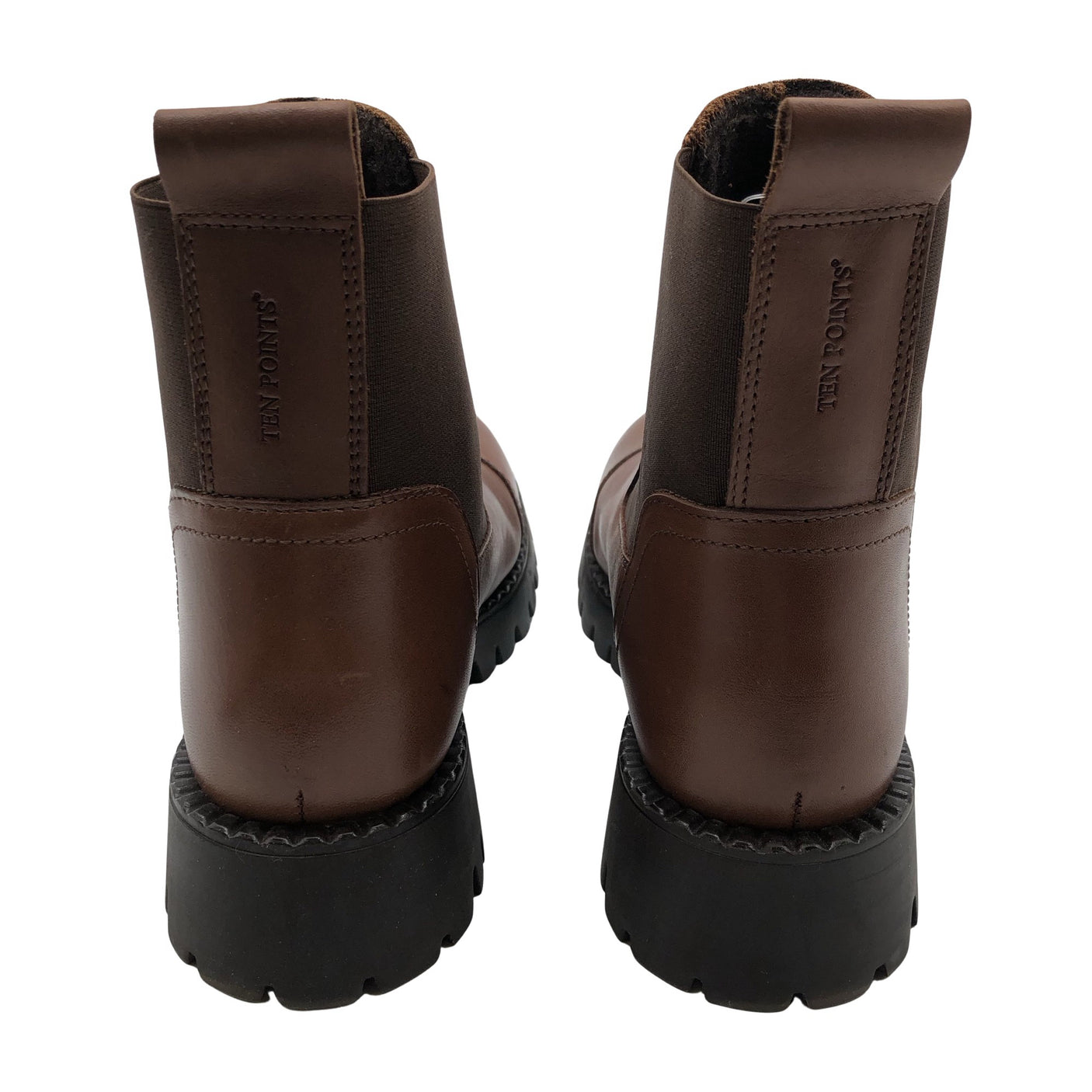 Unisex Ten Points - Ankle boots, size 38 - Brown (4)