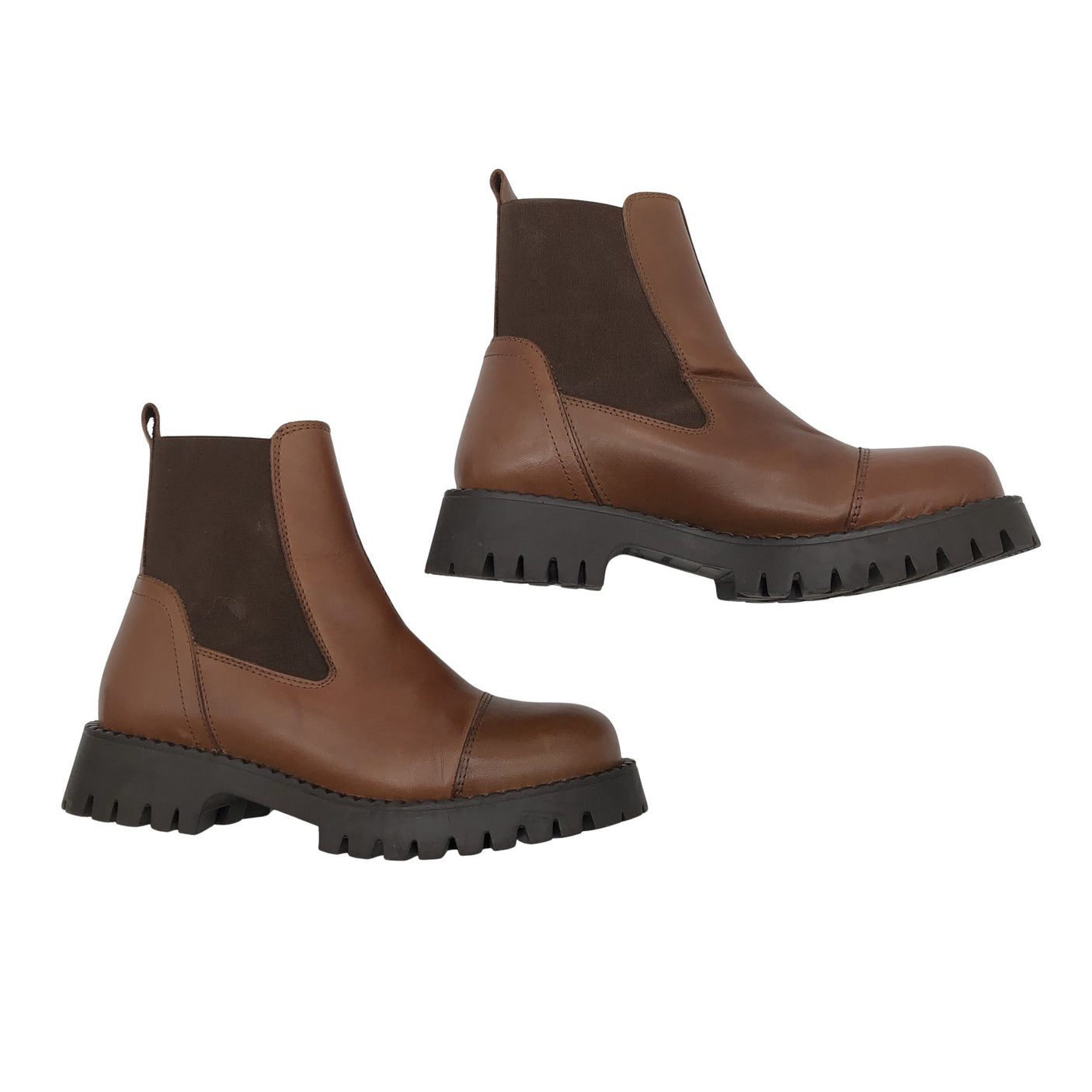 Unisex Ten Points - Ankle boots, size 38 - Brown (1)