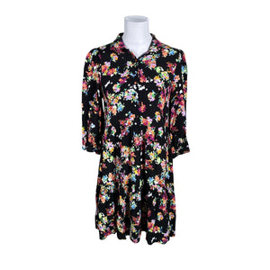 Unisex Y.A.S - Schiffon dress, size 36 - Black (1)