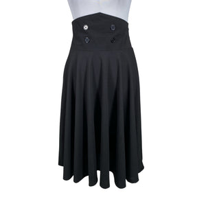 Unisex Belsira - Fabric skirt, size 36 - Black (1)