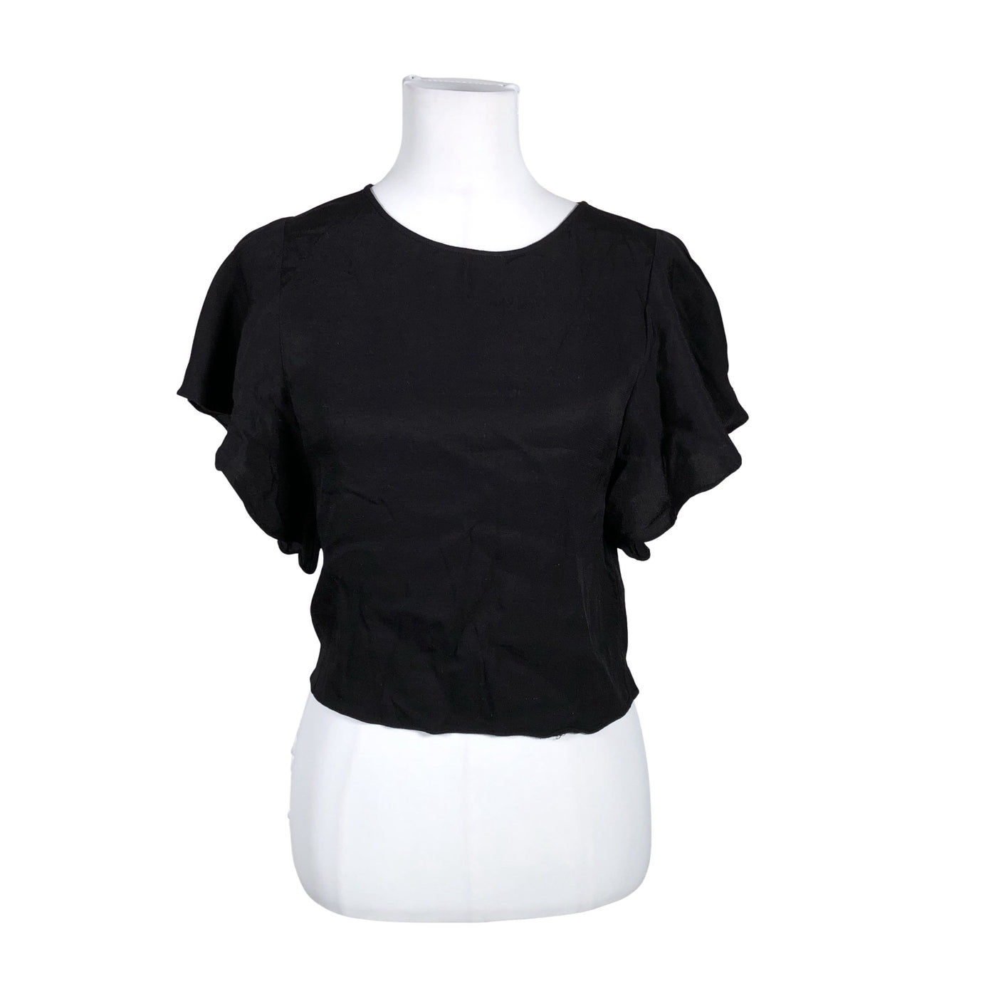 Unisex &Other Stories - Short-sleeved blouse, size 34 - Black (1)