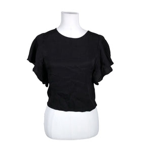 Unisex &Other Stories - Short-sleeved blouse, size 34 - Black (1)
