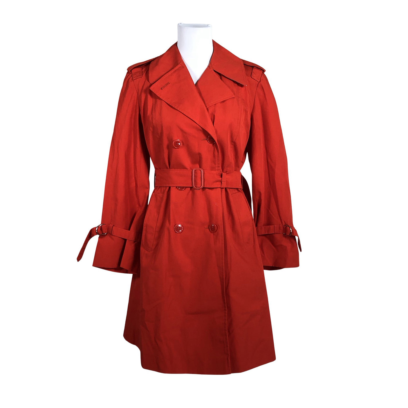 Unisex Diolen - Trench coat, size 40 - Red (1)
