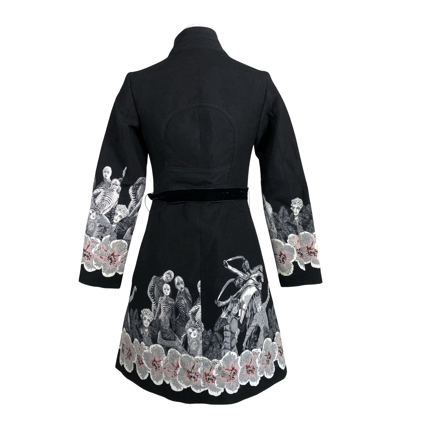 Unisex Desigual - Trench coat, size 34 - Black (2)