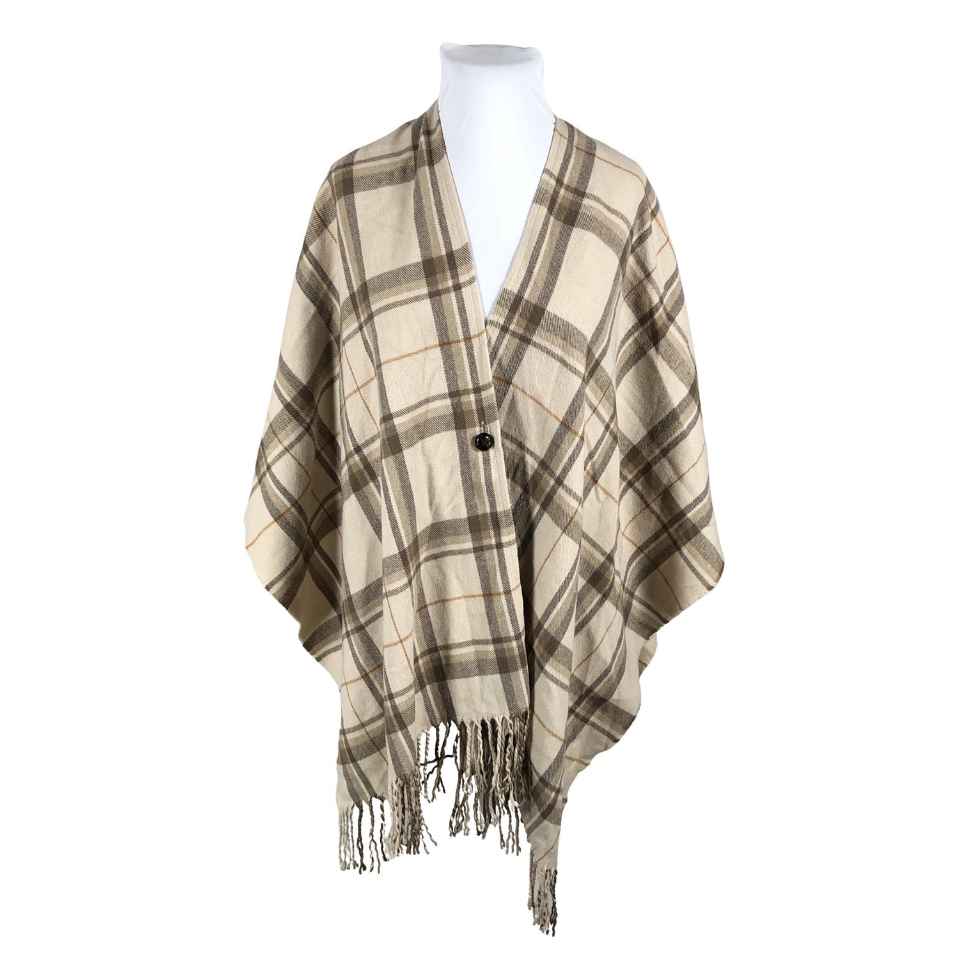 Unisex Holly & Whyte by Lindex - Poncho, size 40 - Beige (1)