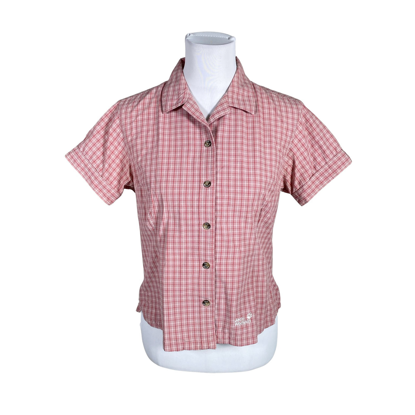 Unisex Jack Wolfskin - Short-sleeved blouse, size 38 - Light pink (1)