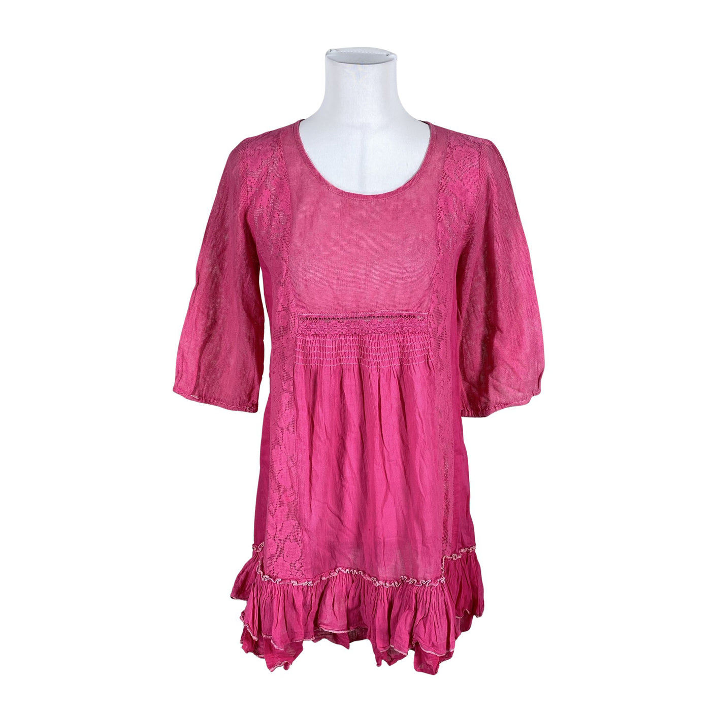 Unisex Cream - Tunic, size 38 - Pink (1)