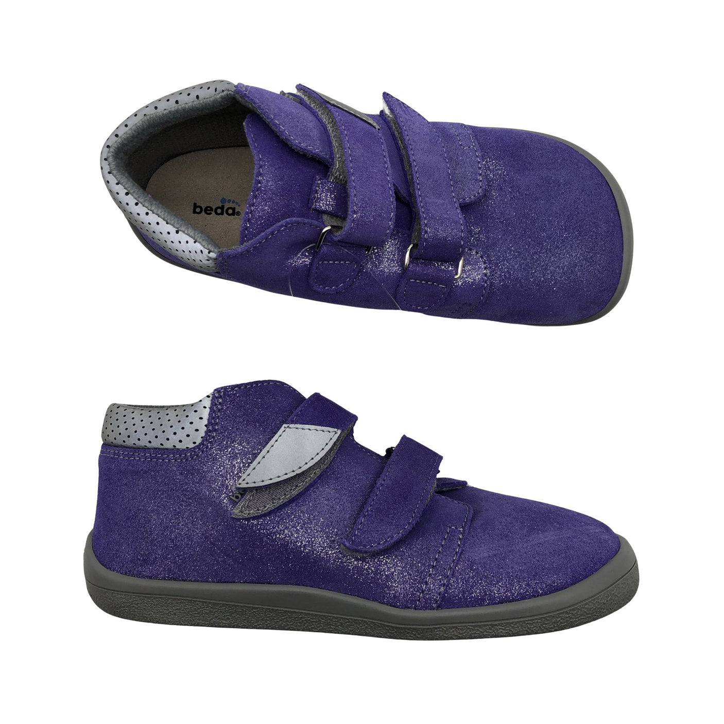 Unisex Beda - Casual sneakers, size 34 - Violet (1)
