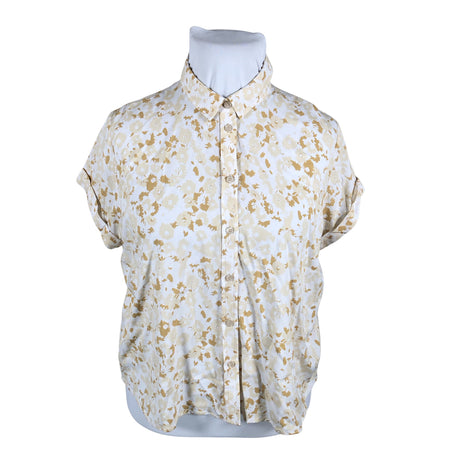 Unisex Samsoe&Samsoe - Short-sleeved blouse, size 40 - Beige ()